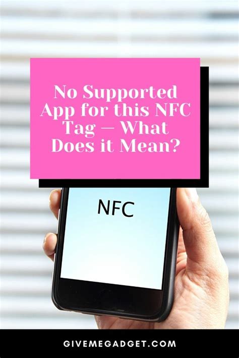 what does no support nfc tag mean|samsung nfc troubleshooting.